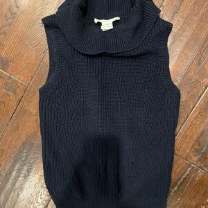 Workshop Republic Clothing Navy Cowl Turtleneck Sweater